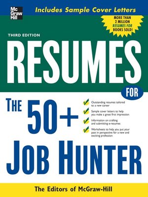 cover image of Resumes for 50+ Job Hunters
